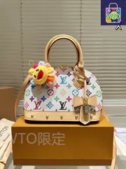 【今日特価】LV x Takashi Murakami Alma BB Epi Leather Bag ルイ・ヴィトン 村上隆 アルマ BB エピ レザー バッグ-WTO輸入