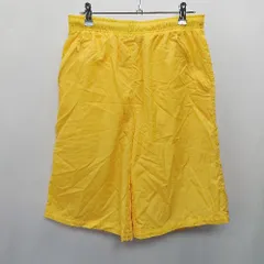 ◇ ⊂ adidas アディダス ハーフパンツ サイズM イエロー系 メンズ E  【1412260038355】