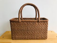 【奥会津編み組細工】国産 山葡萄　かごバッグ