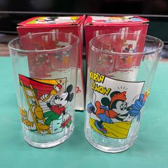 ディズニー　おっとっとグラス　ミッキー　ミニーセット