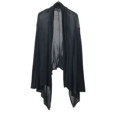 JOSEPH ジョセフ 長袖 コットン ニットカーディガン M ネイビー レディース 古着