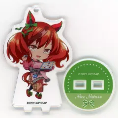 【中古】キーホルダー ナイスネイチャ 「ウマ娘 プリティーダービー Season 3×animatecafe トレーディングアクリルキーホルダー」