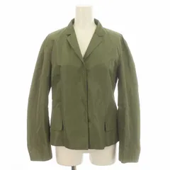 ジルサンダー JIL SANDER ジャケット ブルゾン シルク混 36 XS カーキ /KQのサムネイル