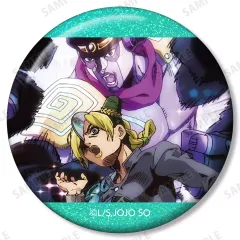 【中古】バッジ・ピンズ 空条徐倫＆Sp 「ジョジョの奇妙な冒険 ストーンオーシャン トレーディング場面写ホログラム缶バッジ」