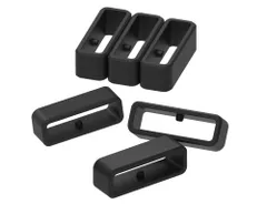 For Garmin Forerunner 220 235 230 265 620 630 735XTバンドと互換性のある交換用セキュアリング（6個パック）シリコンコネクタキーパーファスナーリングホルダーApproach S20 S60 S10 S5 S6/V