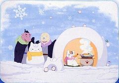 新品　ニャンコだより～雪の日ほっこり～ブランケット 「夏目友人帳」