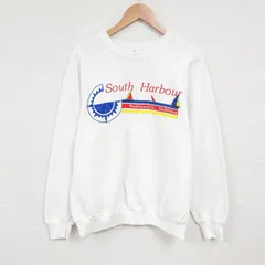 L/古着 リー Lee 長袖 スウェット メンズ 90s インディアナ クルーネック 白 ホワイト 25may27 中古 スエット トレーナー トップス