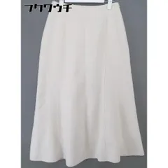 ◇ ◎ OZOC オゾック タグ付 サイドジップ ロング 台形 スカート サイズM ライトベージュ レディース  【中古】 【1201240002062】のサムネイル