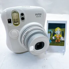 動作良品 FUJIFILM チェキ instax mini 25 ホワイト Amazon | 富士フイルム(FUJIFILM) インスタントカメラ チェキ