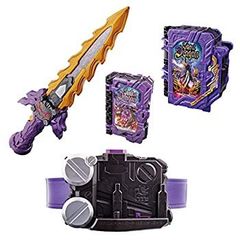 [중고] BANDAI 가면 라이더 세이버 변신 벨트 DX 암흑 검 달 암흑 & 사검 칼리버 드라이버 가면 라이더 칼리버 자오우 드래곤 완전 나리키 세트