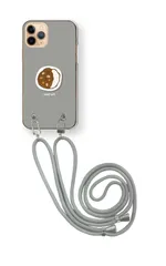 BASIO4 KYV47  ベイシオ フォー  スマホケース スマホショルダー かわいい カレー イラスト ストラップ 調節可能 152cm  カラー06
