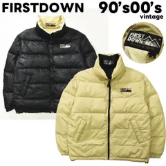 人気 90s00s ファーストダウン  リバーシブル ダウンジャケット M