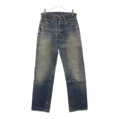 Levi's (リーバイス) 60-70s VINTAGE 501 BIG E 後期 トップボタン裏 6 ボタンフライ デニムパンツ インディゴ ヴィンテージ