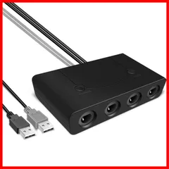 【セール中】SooPii gcコントローラー接続タップ ニンテンドースイッチ ゲームキューブ コントローラ 接続タップ TURBO連発機能対応 HOMEボタンアリ 大乱闘スマッシュブラザーズ対応 switch OLED/Switch/WiiU/PC用 swit
