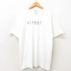 XL/古着 半袖 ビンテージ Tシャツ メンズ 00s Streel コットン クルーネック 白 ホワイト 25apr23 中古