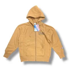 参考上代24200円 未使用品 STANDARD CALIFORNIA × Champion 24AW ZIP HOOD SWEAT ジップスウェットフーディー パーカー スタンダード カリフォルニア チャンピオン コラボ C8-A117 ベージュ