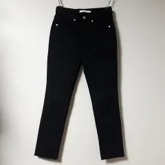 レディース 25 /インスタントパンク 黒 カッティングジーンズ/ ー 390のサムネイル