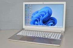 中古ノートパソコン Windows11+office 爆速SSD256GB 東芝Dynabook T65/HGB core i7-8550U/メモリ8GB/無線/15.6インチ/カメラ/DVDマルチ搭載