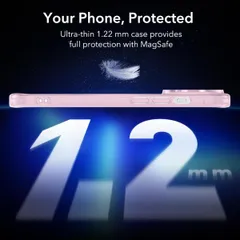 iPhone 13 Pro ケース MagSafe対応 iPhone 13 Pro用磁気吸着スマホケース ピンク
