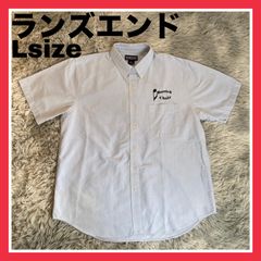 ランズエンド　半袖　ボタンダウンシャツ　シャツ　メンズ　Lサイズ　90s 00s