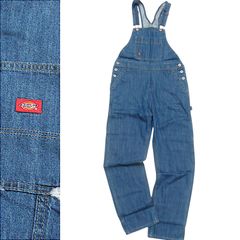 【レディース】新品 Dickies ディッキーズ デニム ビブ オーバーオール サロペット オールインワン ネイビー FB206MSB