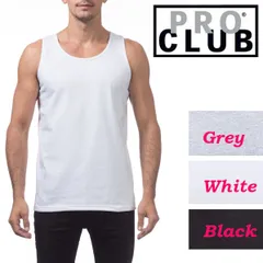 【111】S～L PRO CLUB (プロクラブ)(ヘビーウェイト) HEAVY WEIGHT TANK TOP