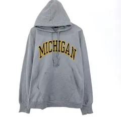 古着 STEVE＆BARRYS MICHIGAN ミシガン大学 カレッジ スウェットプルオーバーパーカー メンズL/eaa397744のサムネイル