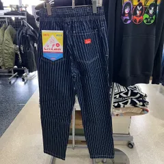 cookman クックマン⚫︎パンツ　シェフパンツ　ウォバッシュ　デニム　ネイビー　M L 和　ドットのサムネイル