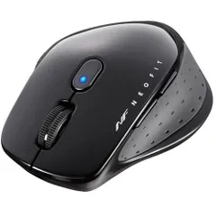 【新品・2営業日で発送】BUFFALO バッファロー 無線 BlueLED 5ボタン ネオフィットマウス Mサイズ ブラック(BSMBW510MBK)のサムネイル