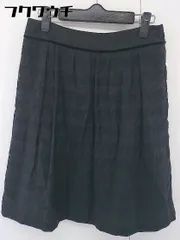 ◇ ◎ BODY DRESSING Deluxe タグ付き 千鳥格子 膝丈 スカート サイズ40 ブラック レディース  【中古】 【1109010007852】