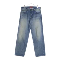 希少38インチ シュプリーム ディストレスト ルーズ フィット ジーンズ Supreme Distressed Loose Fit Selvedge Jean (FW24) - $298