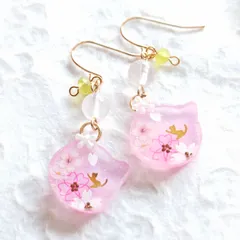 春恋にゃんこinさくら猫ピアス