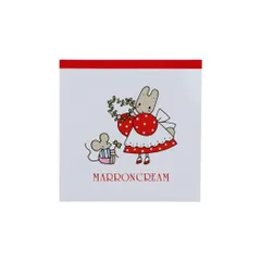 【メール便】マロンクリーム メモ帳 スクエアメモ レトロ SC4 サンリオ サンスター文具 伝言メモ メモパッド キャラクター グッズ 