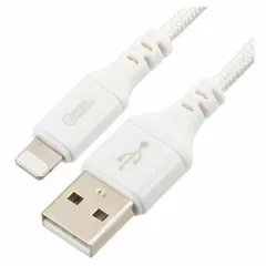 OHM AudioComm断線に強いライトニングケーブル TypeA 1m SIP-L10EAH-W