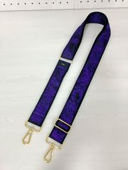 ハンドメイド＊ショルダーストラップ ジャガード パープル(900)