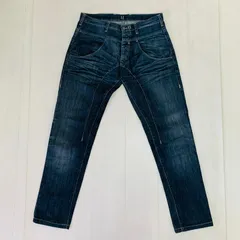 イタリー製 Italy Vintage ヴィンテージ加工 Neil Barrett INDIGO デニム バナナパンツ サイズ31 L程度のサムネイル