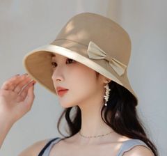バケットハット 帽子 つば広 ツバ広帽子 日よけ帽子 レディース UVカット 日よけ ハット 紫外線 女優帽 リボン付き 対策 UV 新作 女性用 春