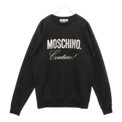 MOSCHINO (モスキーノ) Logo Crewneck ロゴクルーネックスウェットトレーナー ブラック QK0223131のサムネイル