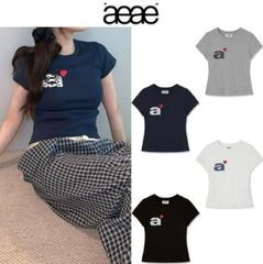 超セール！AEAE☆韓国25SS新作☆人気☆DOT PK T-SHIRTS 半袖