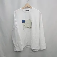 ◇ Θ LUCY ルーシー イラストあり 長袖 長袖Ｔシャツ サイズM ホワイト系 メンズ E  【1505130011159】のサムネイル