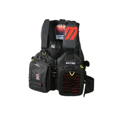 オレンジブルー MZLJ-590 mazume レッドムーンライフジャケットIX F ブラック | 釣具 釣り フィッシング