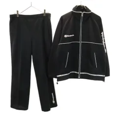 Champion チャンピオン ジャージジャケット 上下 セットアップ M 黒 products レディース 古着