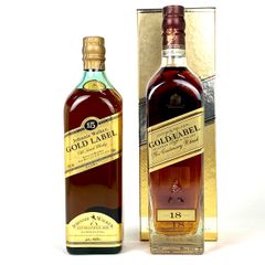 2本 ジョニーウォーカー JOHNNIE WALKER ゴールドラベル 15年 ゴールド スコッチ 750ml ウイスキー セット 【古酒】