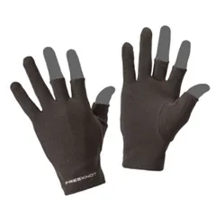 フリーノット 防寒手袋 レイヤーテック インナーグローブ 3本カット ブラック M