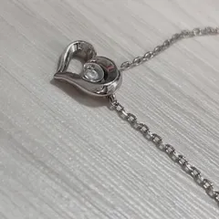 4℃のオープンハートネックレス