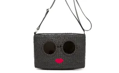 アジョリー a-jolie バスケット ショルダーバッグ ブラック