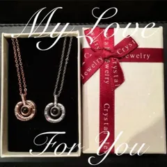 【プレゼント】高品質シルバー925 投影ネックレス ペアネックレス