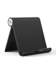 【在庫セール】UGREEN iPad スタンド タブレットとスマホ 兼用 角度調整可能 アイパッドスタンド 安定性 ABS素材 滑り止めゴム iPad、Galaxy Tab、Note 6/5、LG、Sony、Nexus、Fire hd、Kindleなどの4-1