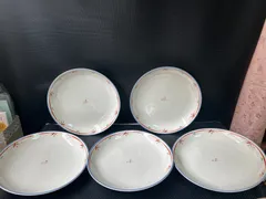 有田焼　林斎　色絵　春秋文　銘々皿揃　5枚セット　長角皿　長皿　角皿　桜　紅葉 有田焼林斎色絵春秋文銘々皿揃5枚セット長角皿長皿角皿桜紅葉