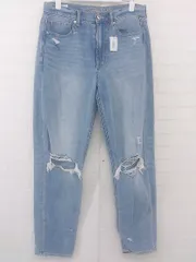 ◇ AMERICAN EAGLE OUTFITTERS ダメージ加工 デニム ジーンズ パンツ サイズUS 6 CA 6 UK10 インディゴ レディース P  【中古】 【1211170007631】